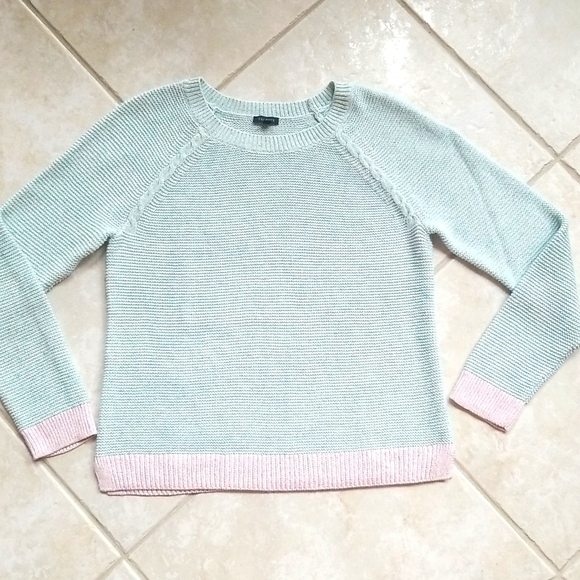 Talbots Linen-blend Pastel Sweater - Picture 1 of 4